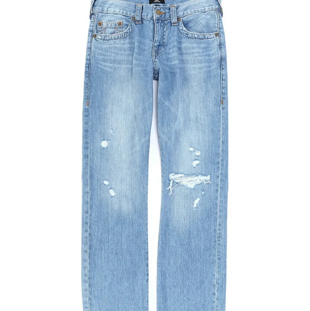 True Religion Ricky Nicks Destruction Straight-Fit Jeans